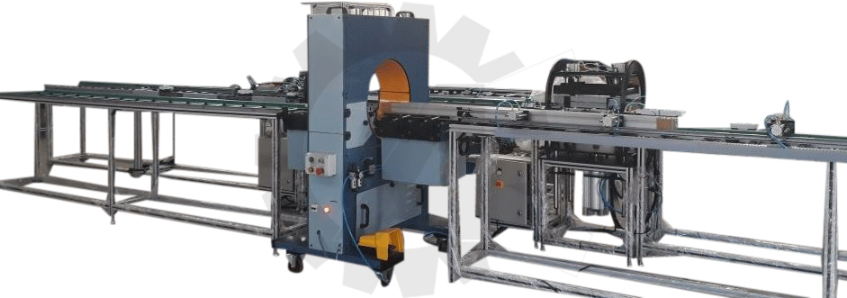 Wrapping Machine For Long Length Products